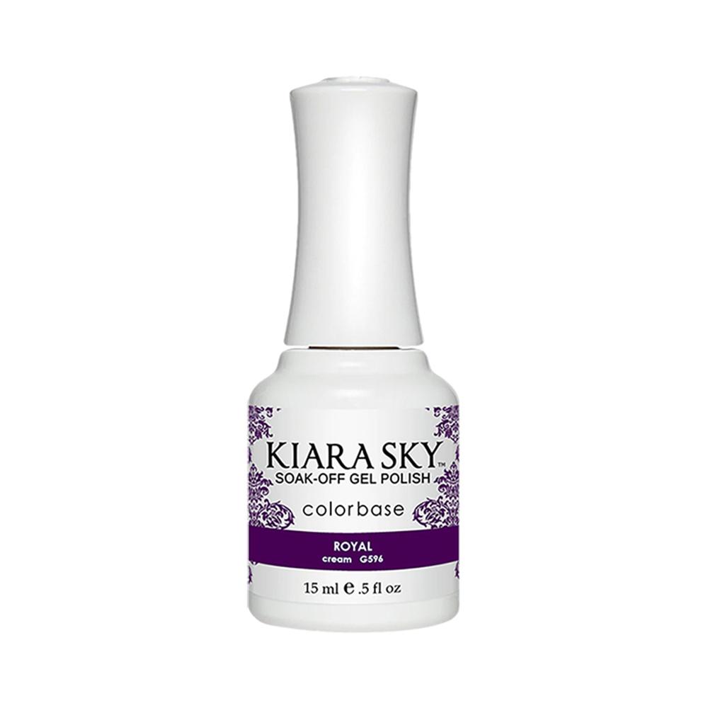 Kiara Sky Gel Polish 596 - Purple Colors - Royal