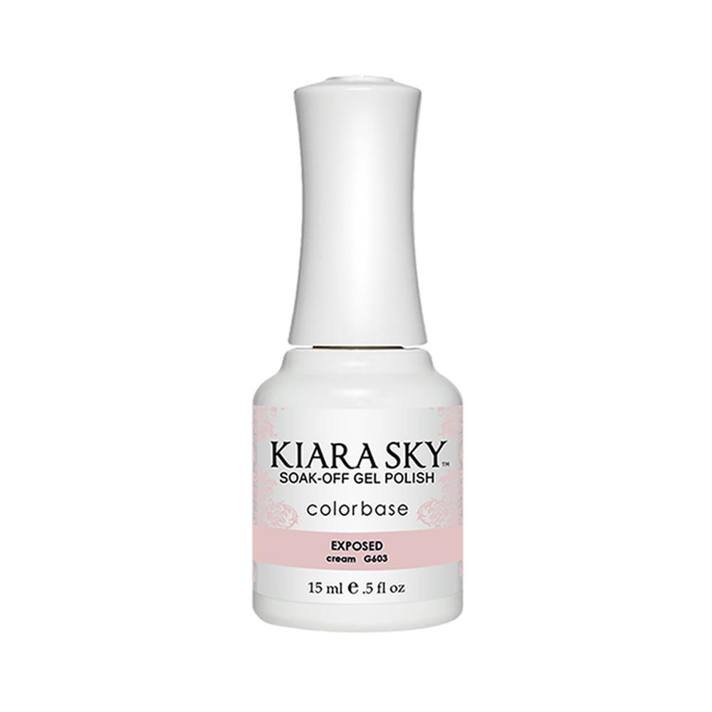 Kiara Sky Gel Polish 603 - Neutral, Beige Colors - Exposed