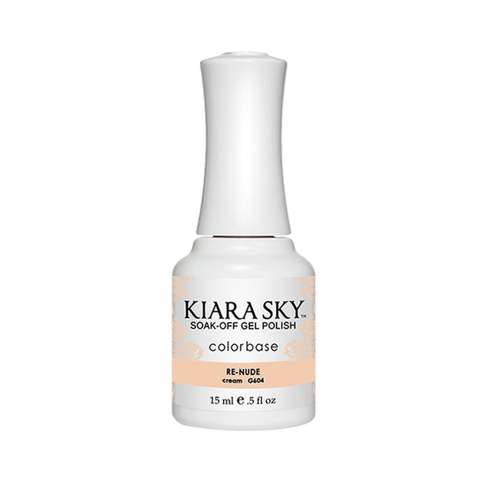 Kiara Sky Gel Polish 604 - Neutral, Beige Colors - Re-nude