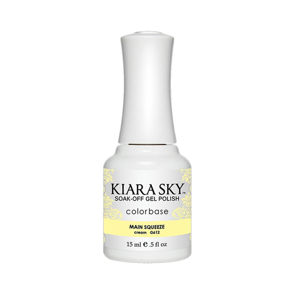 Kiara Sky Gel Polish 612 - Yellow Colors - Main Squeeze