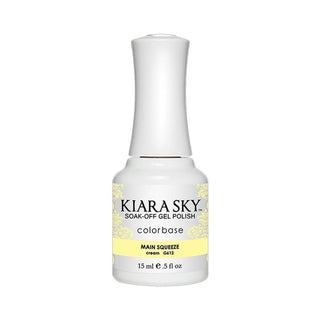 Kiara Sky Gel Polish 612 - Yellow Colors - Main Squeeze