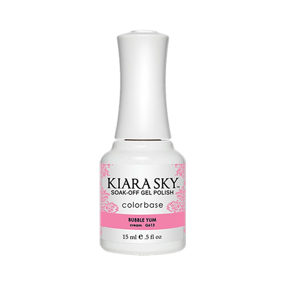 Kiara Sky Gel Polish 613 - Pink, Beige Colors - Bubble Yum