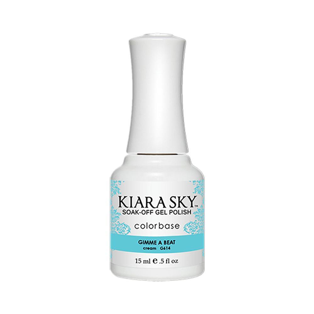 Kiara Sky Gel Polish 614 - Blue, Mint Colors - Gimme A Beat