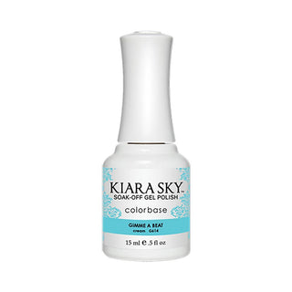Kiara Sky Gel Polish 614 - Blue, Mint Colors - Gimme A Beat