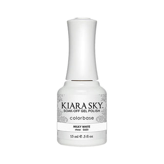Kiara Sky Gel Polish 623 - White Colors - Milky White