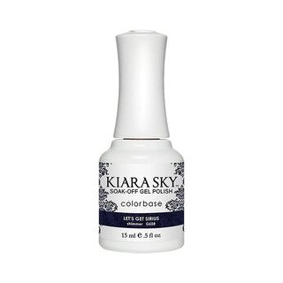 Kiara Sky Gel Polish 628 - Purple, Glitter Colors - Let's Get Sirius