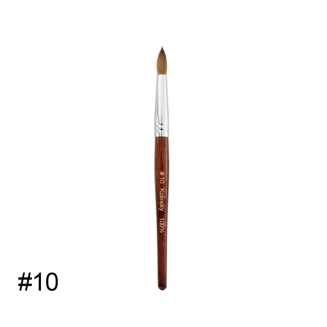 Professional Acrylic Kolinsky Brush #10