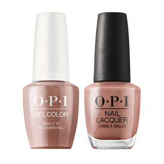OPI Gel Nail Polish Duo - L15 Made It To the Seventh Hill! - Brown Colors