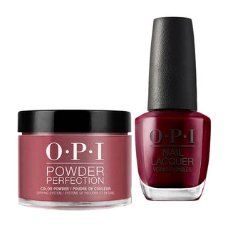 OPI - Dip & Lacquer Combo - L87 Malaga Wine