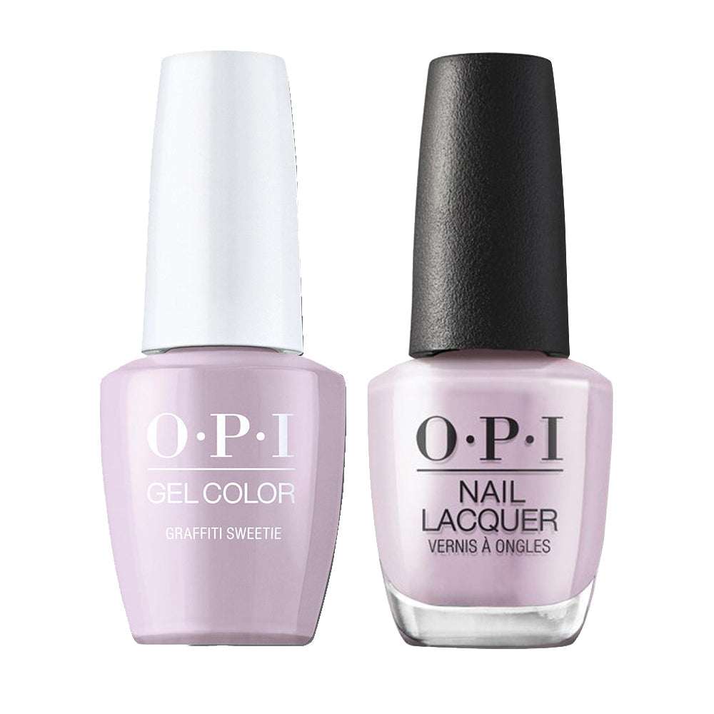 OPI Gel Nail Polish Duo - LA02 Graffiti Sweetie - Purple Colors