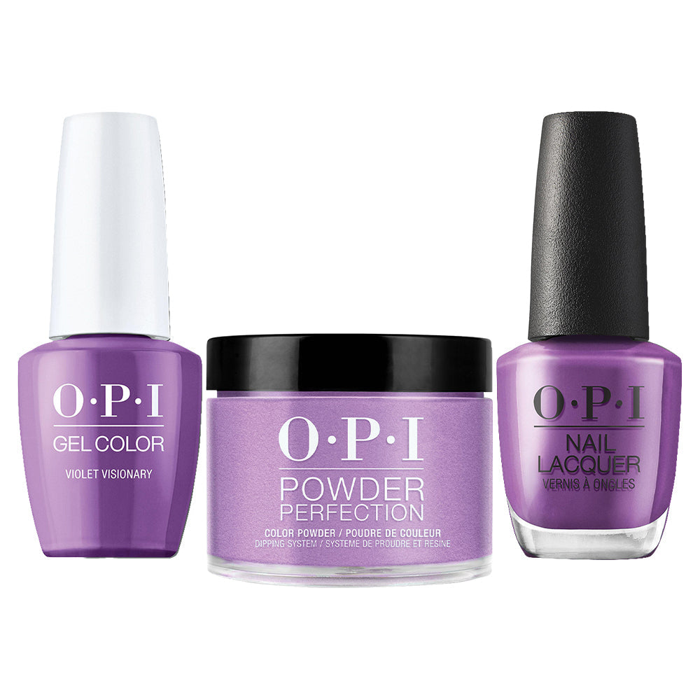 OPI 3 in 1 -  OPI LA11 Violet Visionary - Dip, Gel & Lacquer Matching