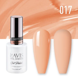 Lavis Gel Nail Polish Duo - 017 Beige Coral Colors - Rosewater Macaroons