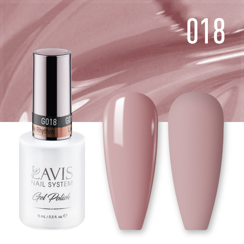 Lavis Gel Nail Polish Duo - 018 Purple Colors - Lost in the Rhythm