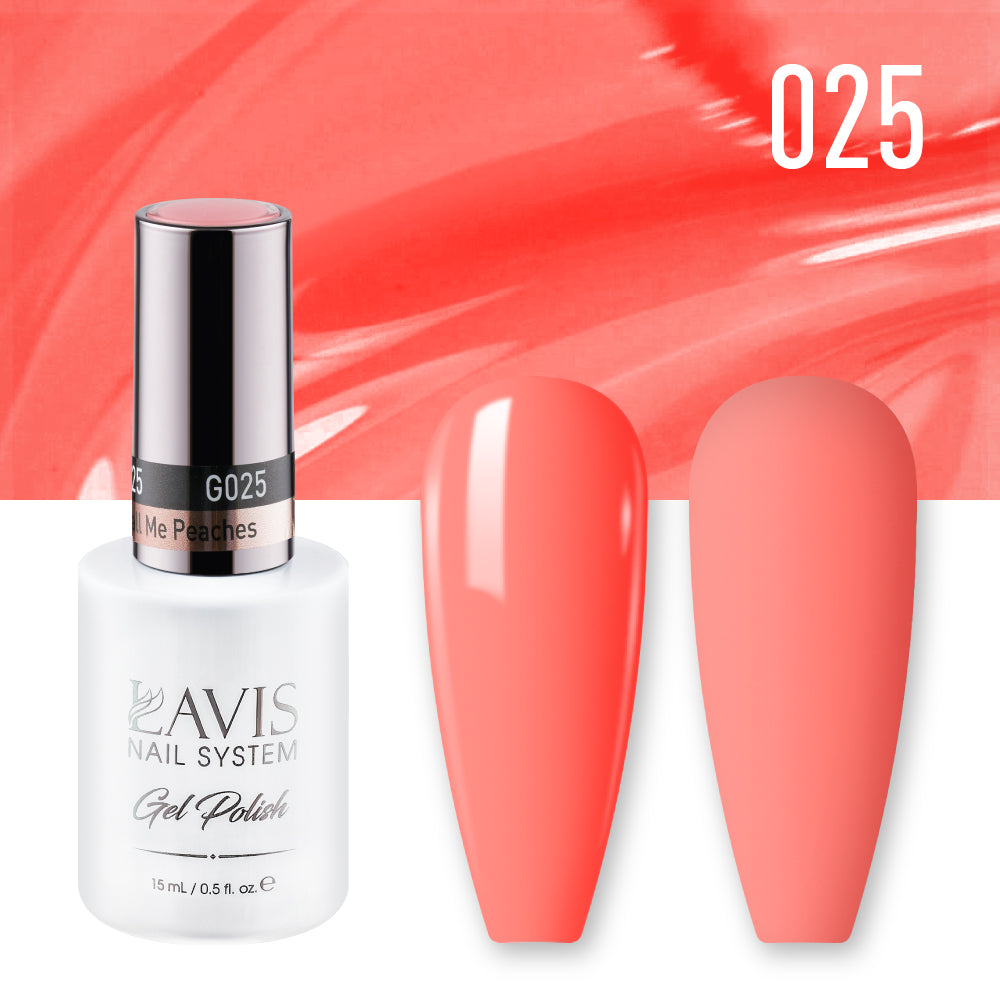 LAVIS 025 Call Me Peaches - Gel Polish 0.5oz