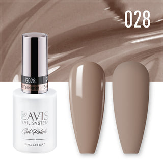 Lavis Gel Nail Polish Duo - 028 Brown Colors - Bourbon Old Fashioned