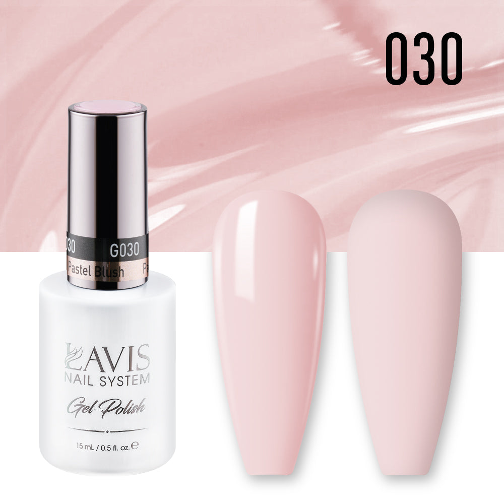 LAVIS 030 Pastel Blush - Gel Polish 0.5oz