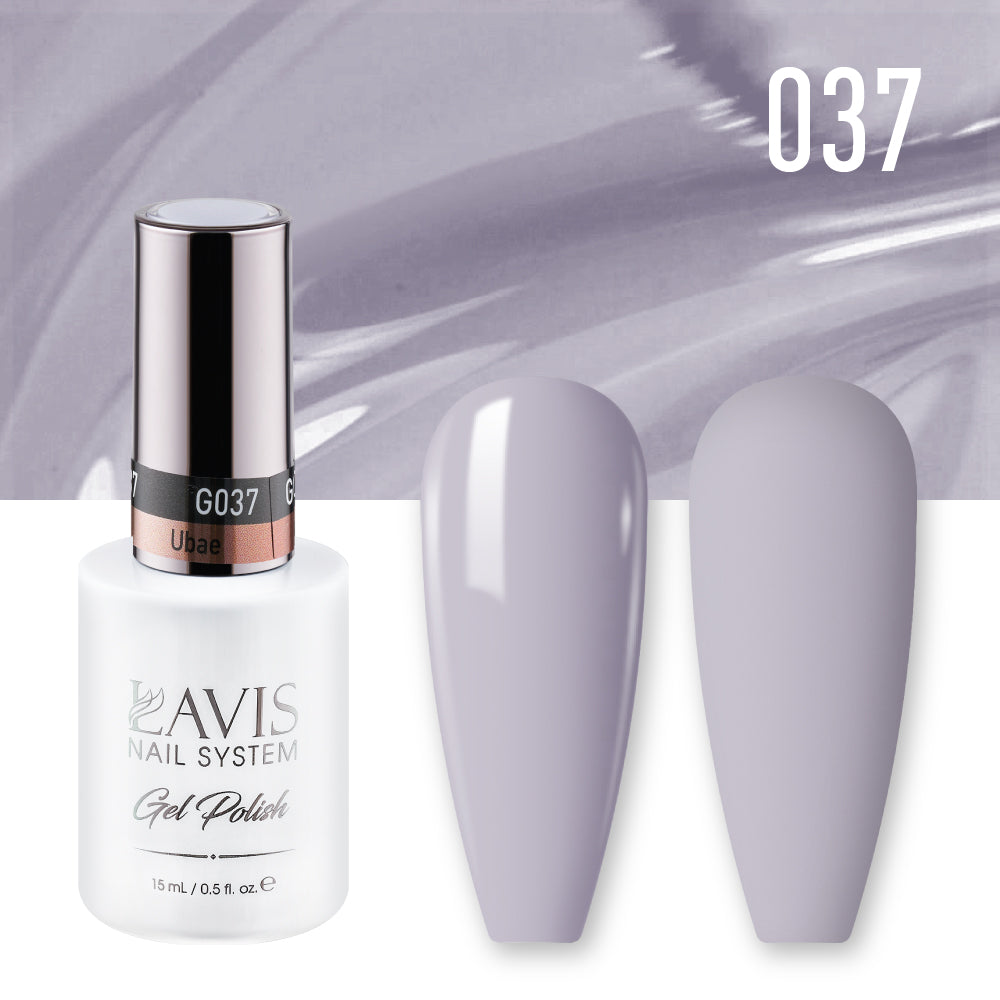 LAVIS 037 Ubae - Gel Polish & Matching Nail Lacquer Duo Set - 0.5oz