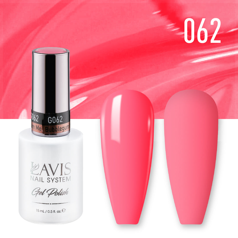 LAVIS 062 Bubblegum Me - Gel Polish 0.5oz