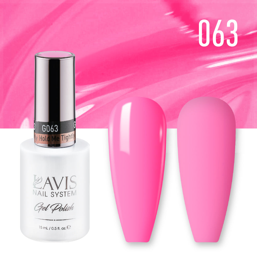 LAVIS 063 Hold Me Tightly - Gel Polish & Matching Nail Lacquer Duo Set - 0.5oz