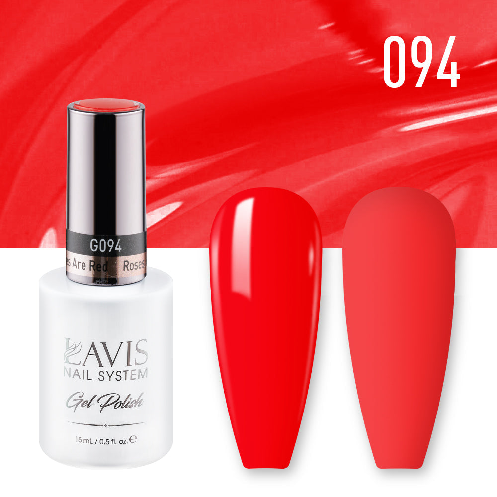 LAVIS 094 Roses Are Red - Gel Polish 0.5oz