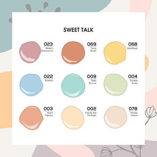 9 Lavis Holiday Gel Nail Polish Collection - SWEET TALK - 002; 003; 004; 009; 022; 023; 068; 069; 078