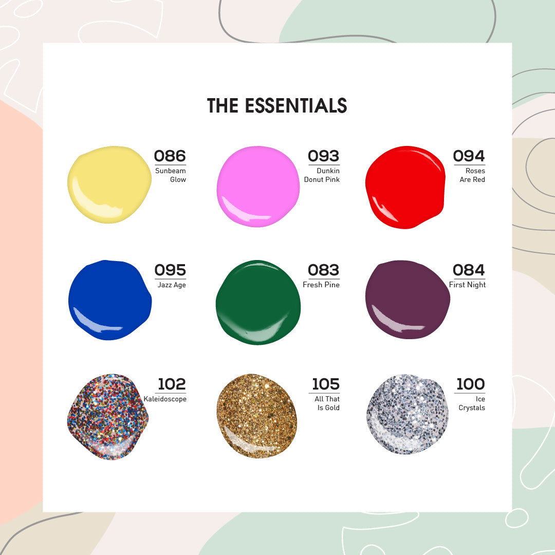 THE ESSENTIALS - Lavis Holiday Nail Lacquer Collection: 083; 084; 086; 093; 094; 095; 100; 102; 105