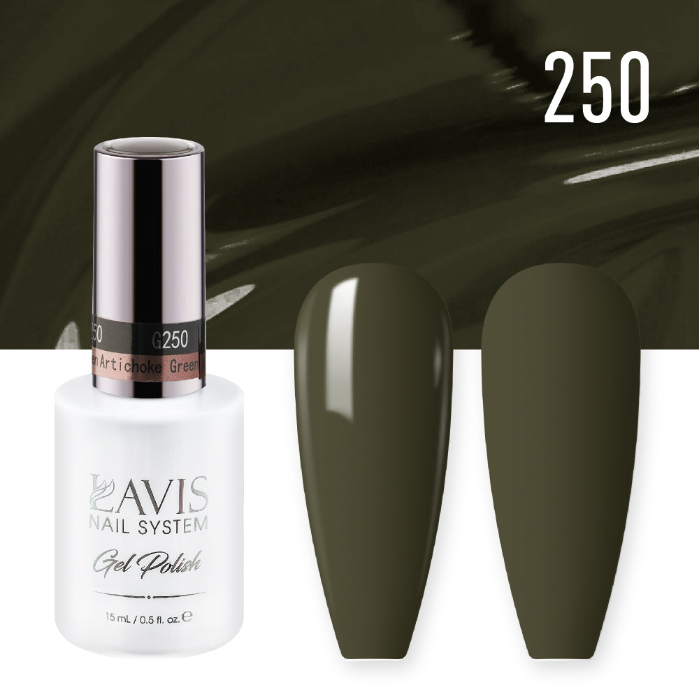 LAVIS 250 Artichoke Green - Gel Polish 0.5oz