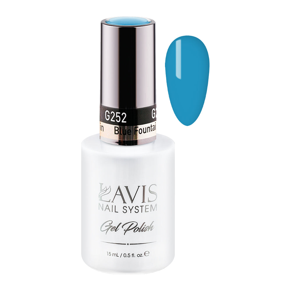 LAVIS 252 (Ver 2) Blue Fountain - Gel Polish 0.5oz