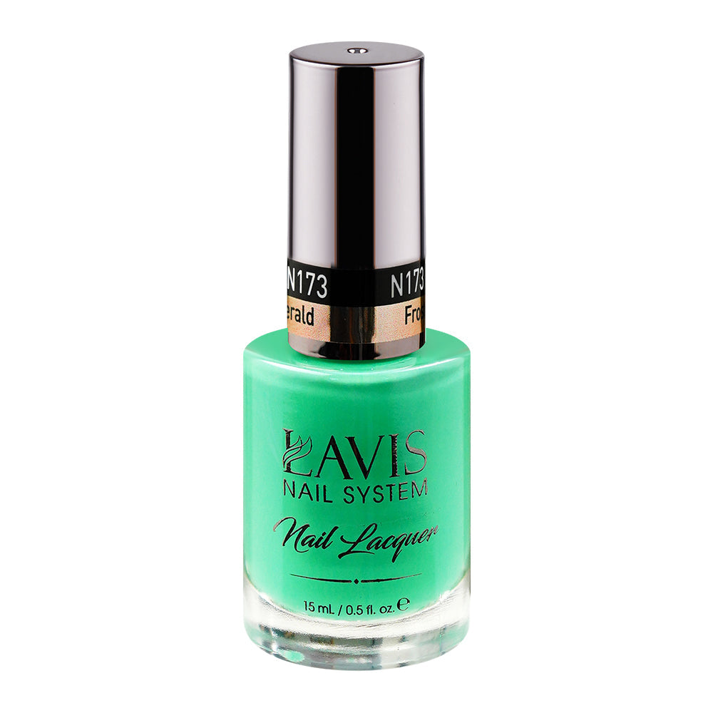 LAVIS 173 Frosted Emerald - Nail Lacquer 0.5 oz