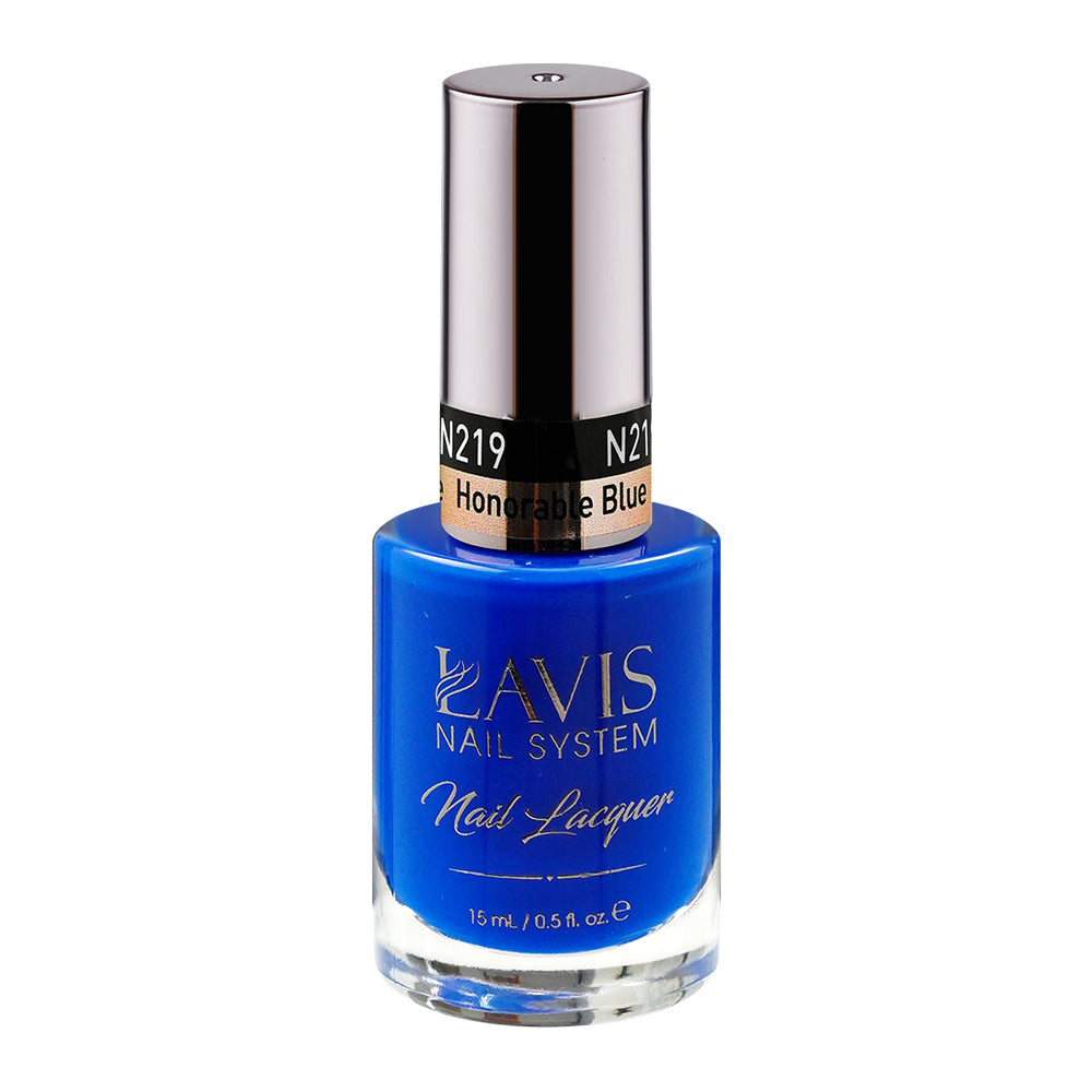 LAVIS 219 Honorable  Blue - Nail Lacquer 0.5 oz