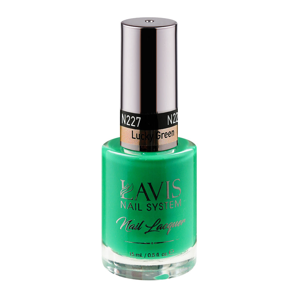 LAVIS 227 Lucky Green - Nail Lacquer 0.5 oz