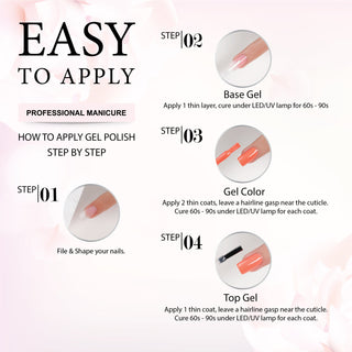 Lavis Holiday Collection: 7 Gel Polishes, 1 Base Gel, 1 Top Gel - SWEET TALK - 023; 069; 068; 022; 009; 004; 003 + BT