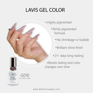 Lavis Holiday Collection: 7 Gel Polishes, 1 Base Gel, 1 Top Gel - SWEET TALK - 023; 069; 068; 022; 009; 004; 003 + BT