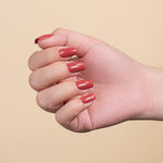 LDS 020 Red Cent - LDS Gel Polish & Matching Nail Lacquer Duo Set - 0.5oz