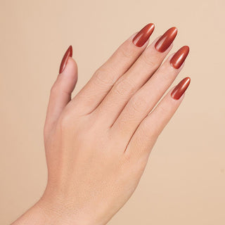 LDS 043 Bronze - LDS Gel Polish & Matching Nail Lacquer Duo Set - 0.5oz