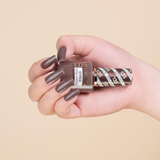 LDS 135 85% Cocoa - LDS Gel Polish & Matching Nail Lacquer Duo Set - 0.5oz