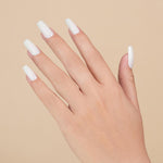  LDS Gel Nail Polish Duo - 148 Glitter Colors - French White by LDS sold by DTK Nail Supply