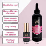 LDS Healthy Gel & Matching Lacquer Starter Kit : 7,8,9,10,11,12,Base,Top & Strengthener
