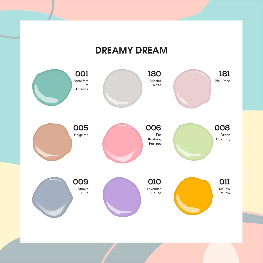 DREAMY DREAM - LDS Holiday Nail Lacquer Collection: 001, 180, 181, 005, 006, 008, 009, 010, 011