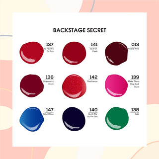 BACKSTAGE SECRET - LDS Holiday Healthy Nail Lacquer Collection: 013; 136; 137; 138; 139; 140; 141; 142; 147