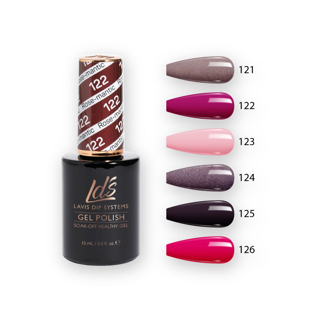 LDS Healthy Gel Color Set (6 colors) : 121 to 126