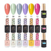 LDS Healthy Gel & Matching Lacquer Starter Kit : 7,8,9,10,11,12,Base,Top & Strengthener