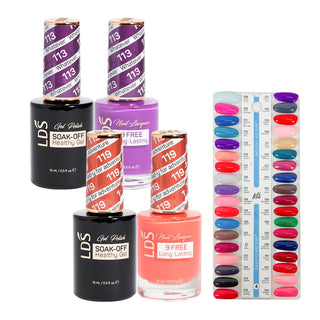LDS Healthy Gel & Lacquer Part 4: 109-144 (36 Colors)