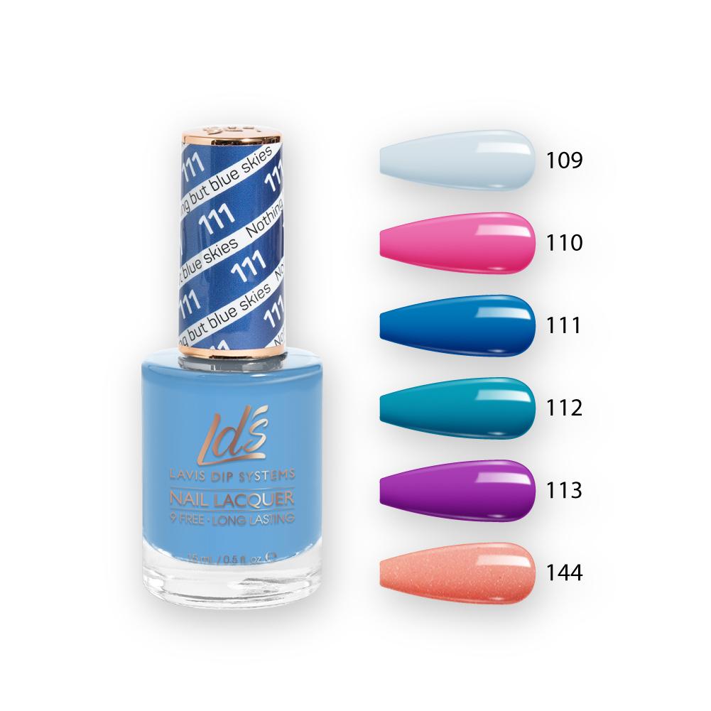 LDS Healthy Nail Lacquer  Set (6 colors) : 109 to 114