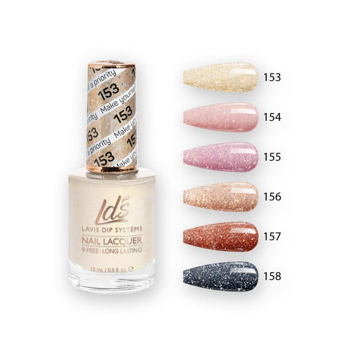 LDS Healthy Nail Lacquer  Set (6 colors) : 153 to 158