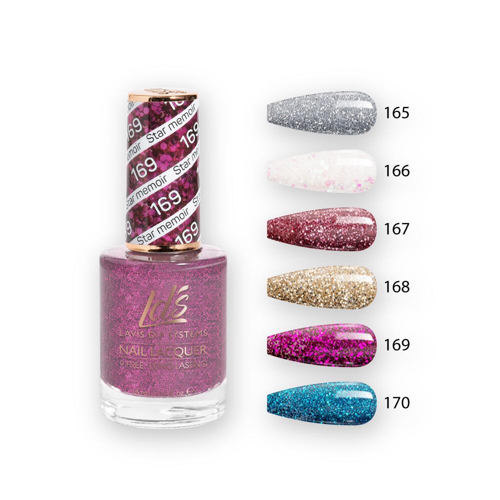 LDS Healthy Nail Lacquer  Set (6 colors) : 165 to 170