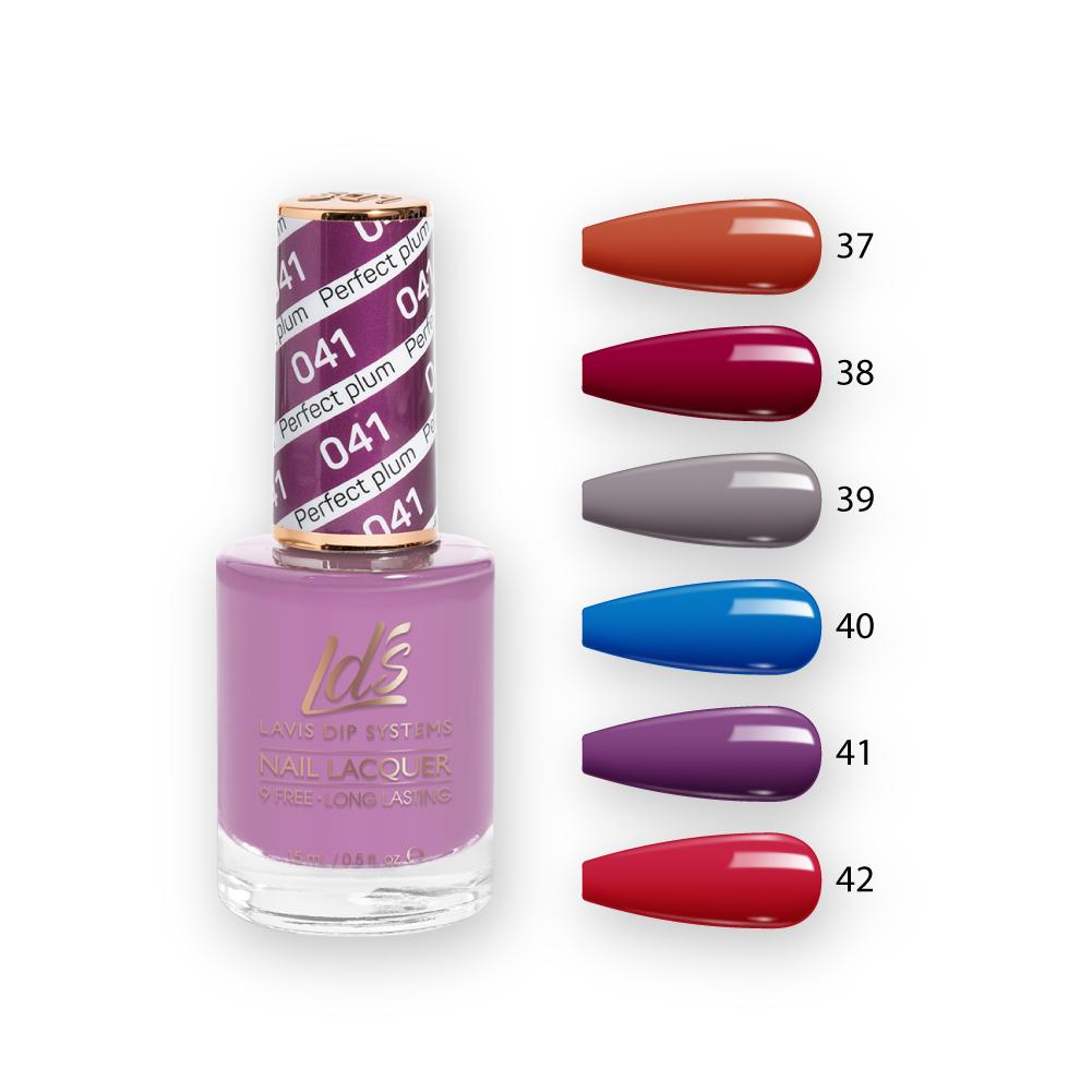 LDS Healthy Nail Lacquer  Set (6 colors) : 37 to 42