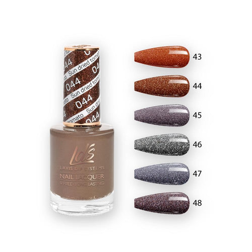 LDS Healthy Nail Lacquer  Set (6 colors) : 43 to 48