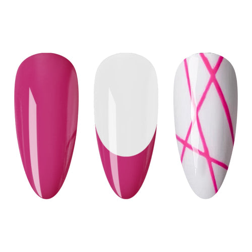  LDS - 04 (ver 2) Hot Pink - Line Art Gel Nails Polish Nail Art by LDS sold by DTK Nail Supply