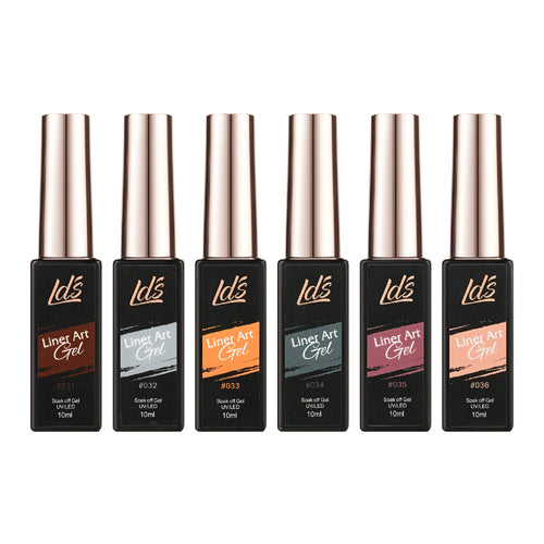 LDS Line Art Gel Nails Polish Collections (6 colors) 31-36